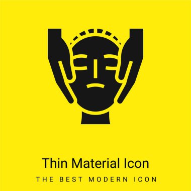 Güzellik Tedavisi Asgari parlak sarı madde simgesi