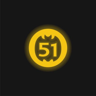 Sosyal Logo 'da 51 Parlak Neon simgesi