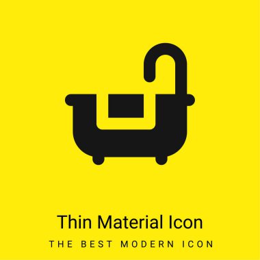 Küvet en az parlak sarı madde simgesi