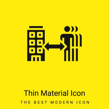 B2b minimal bright yellow material icon clipart