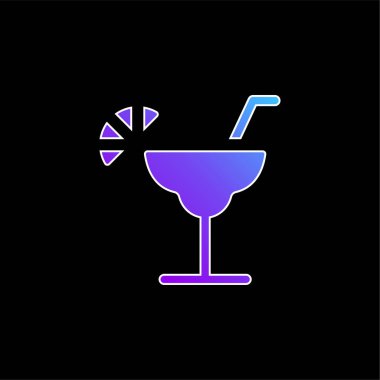 Alkol mavisi gradyan vektör simgesi