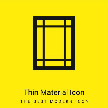 Kenarlık Boyutu En Küçük Parlak Sarı Madde simgesi