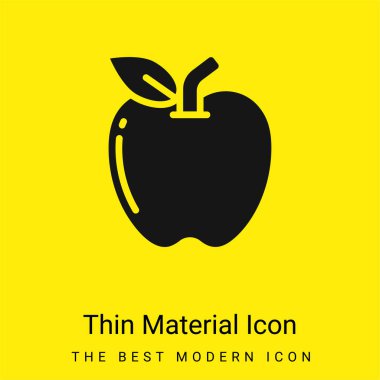 Elma minimal parlak madde simgesi