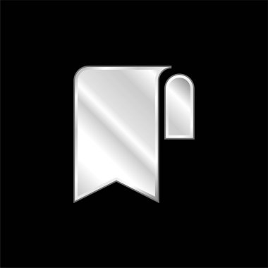 Yer imi gümüş kaplama metalik simge