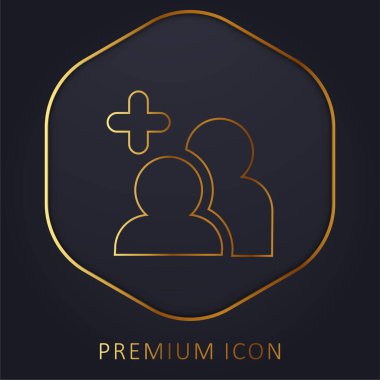 Arkadaş satırı prim logosu ya da simgesi ekle