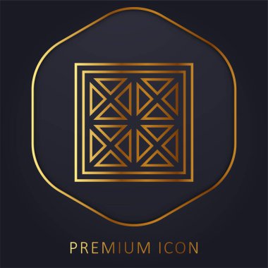 Base golden line premium logo or icon clipart