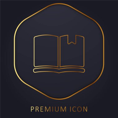 Yer İmi Altın Satır prim logosu veya simgesi olan Kitap