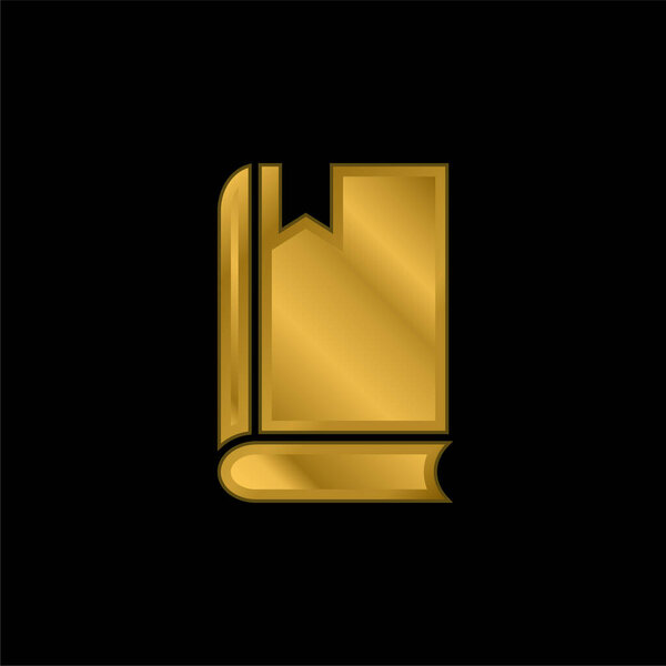Позолоченная икона или вектор логотипа