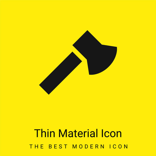 Ax minimal bright yellow material icon