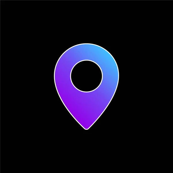 Black Placeholder Variant Blue Gradient Vector Icon — Stockový vektor