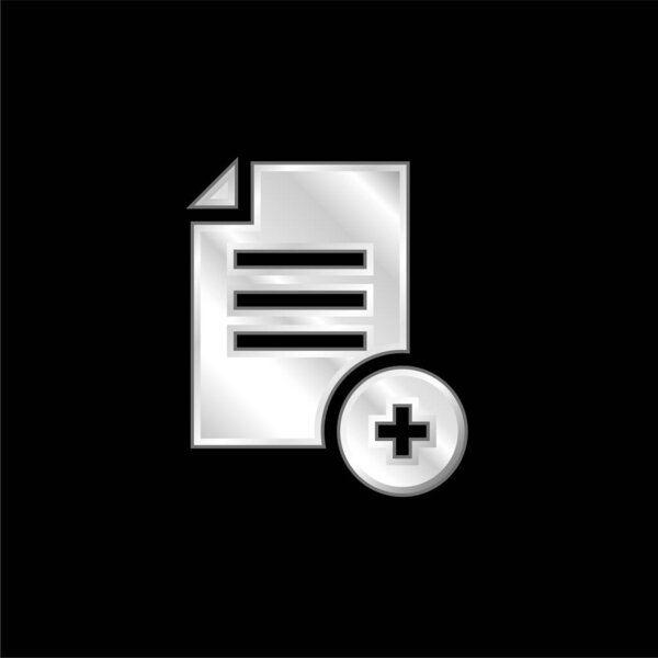 Покрытый серебром иконка