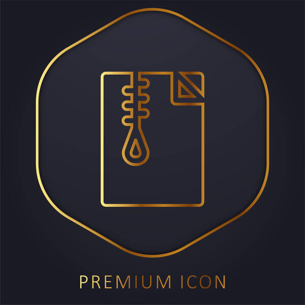 Архив логотипа или иконки золотой линии