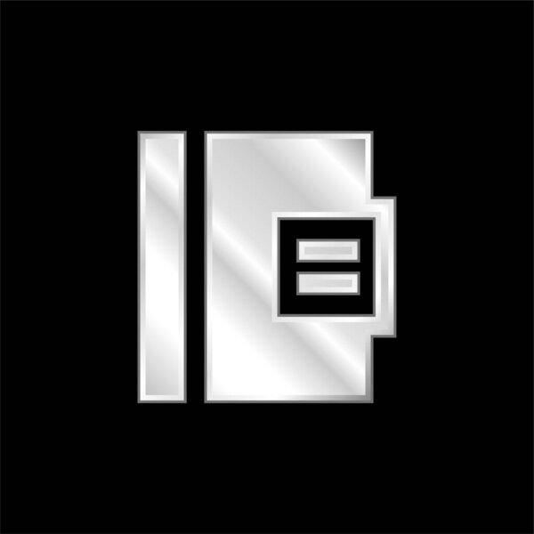 Повестка дня серебряная металлическая икона