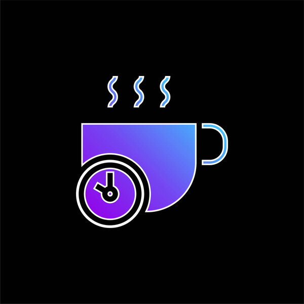 Разбить синий вектор градиента