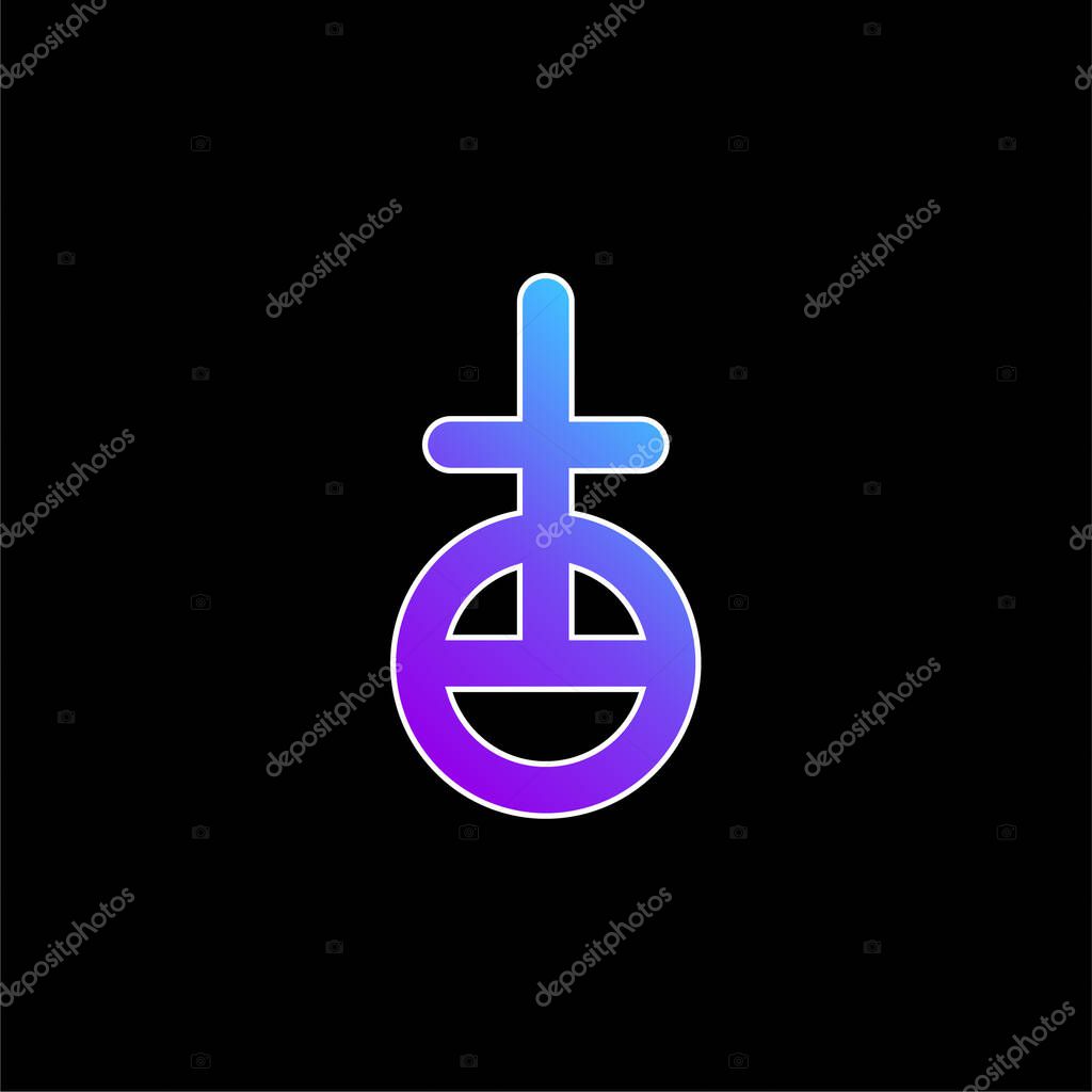 Astrologic Sign blue gradient vector icon