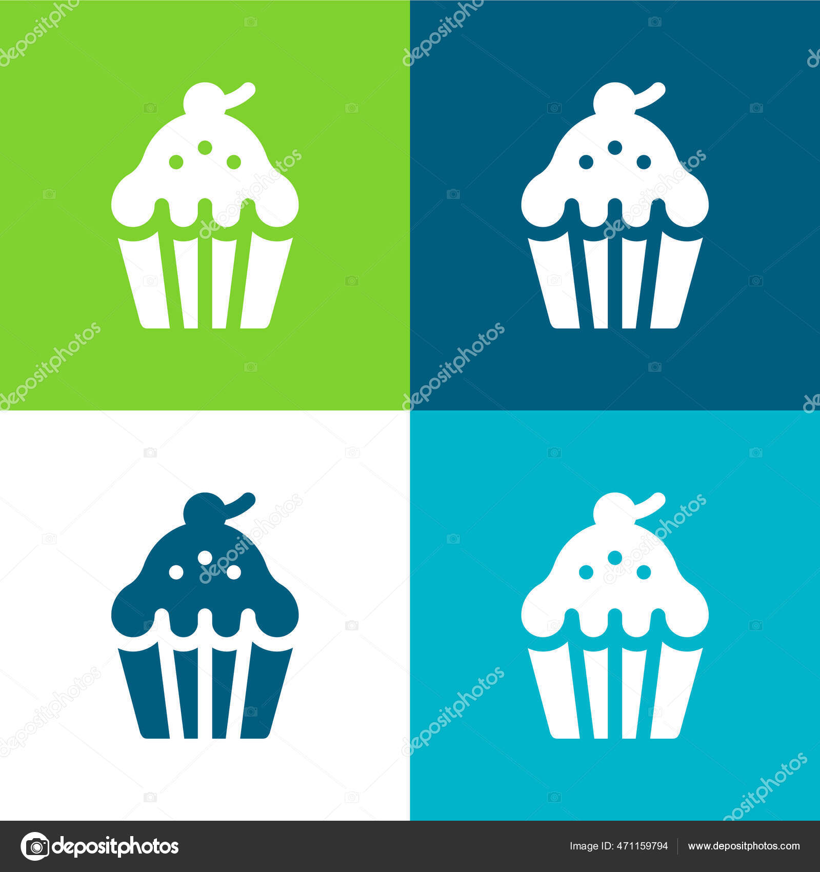 Vektorgrafiken Muffin Vektorbilder Muffin Depositphotos