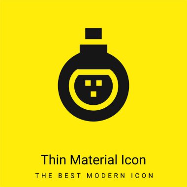 Antidote minimal bright yellow material icon