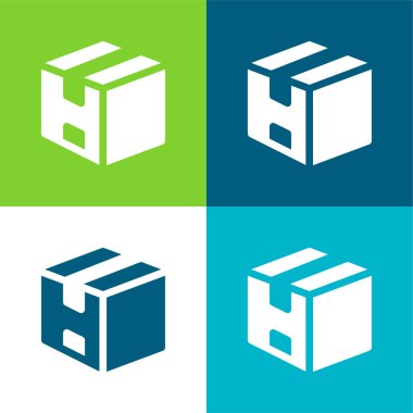 Kutu Düzlüğü 4 renk en küçük simge kümesi