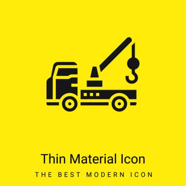 Breakdown minimal bright yellow material icon