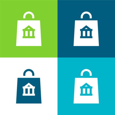 Poşet Düz Renk en az simge seti