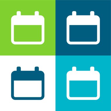 Gündem Düz 4 Renk en küçük simge kümesi