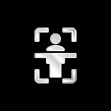 Vücut Taraması gümüş kaplama metalik simge