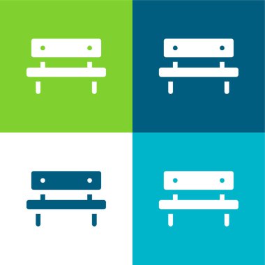 Benç Düz 4 renk en küçük simge kümesi