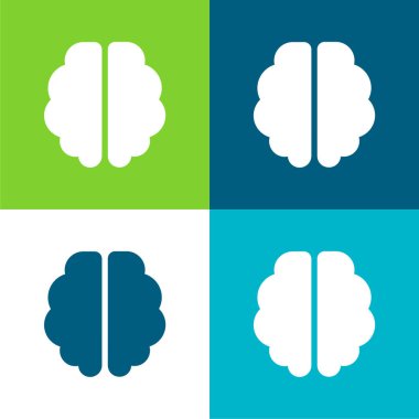 Beyin Düzlüğü 4 renk en küçük simge kümesi