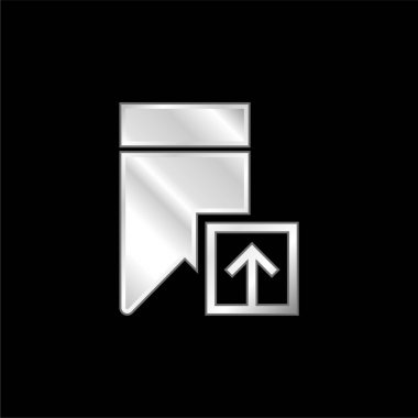 Yer imi gümüş kaplama metalik simge