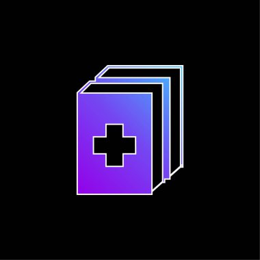 2 Medicine Kit blue gradient vector icon