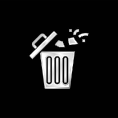 Gümüş kaplama metalik simge