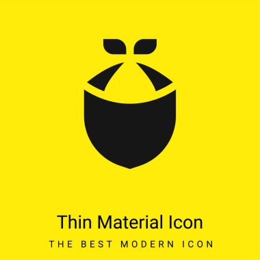Bandana minimal bright yellow material icon clipart