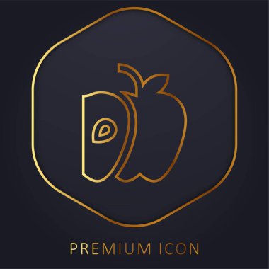 Elma hattı premium logosu veya simgesi