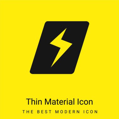 Appstorm minimal bright yellow material icon