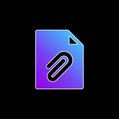 Eklenen mavi gradyan vektör simgesi