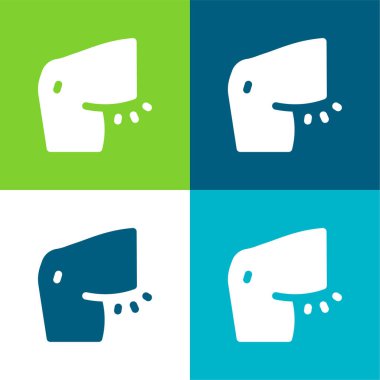 Kol Düz Rengi en az simge kümesi