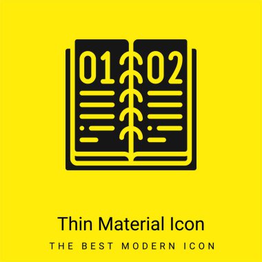 Kitap en az parlak sarı malzeme simgesi