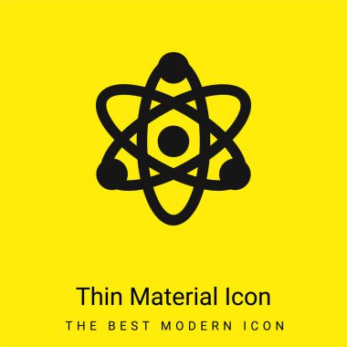 Atom minimal parlak madde simgesi