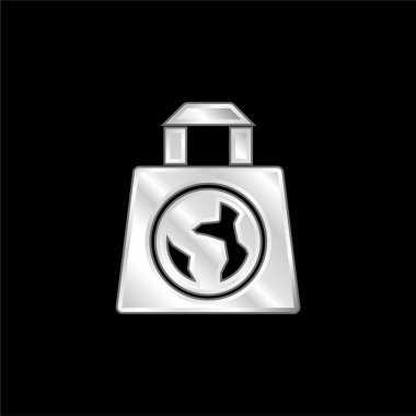 Gümüş kaplama metalik simge