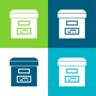 Arşiv Düz Renk en az simge kümesi