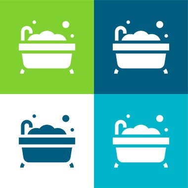 Banyo Düz Rengi en az simge kümesi