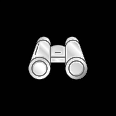 Dürbün gümüş kaplama metalik simge