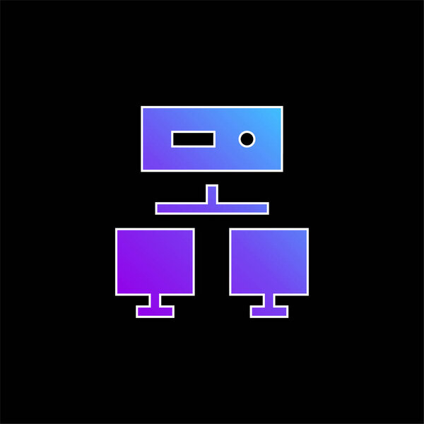 Balancer blue gradient vector icon