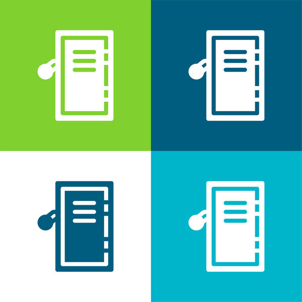 airpot шкаф плоский четырехцветный минимальный набор значков