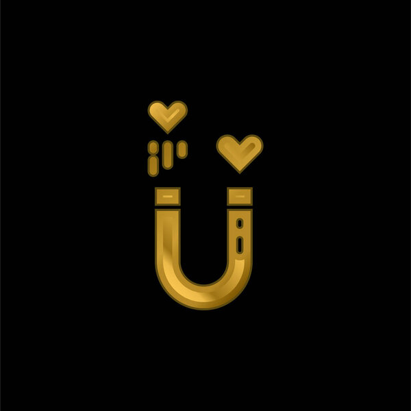 Позолоченная икона или вектор логотипа