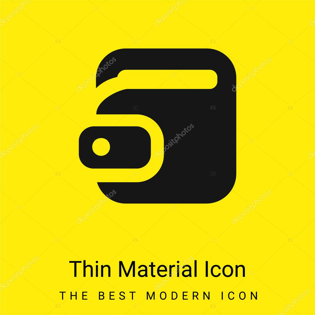 Big Torch minimal bright yellow material icon