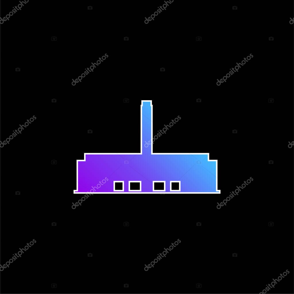 Art blue gradient vector icon