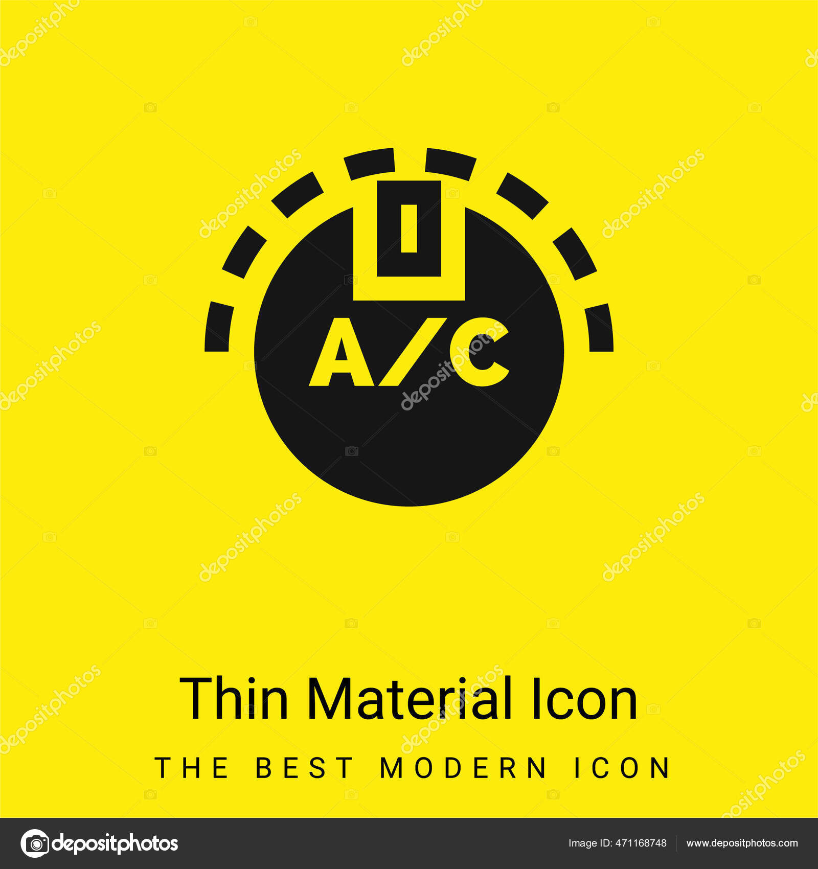 Air Conditioner Minimal Bright Yellow Material Icon Stock Vector Image By Infolight 471168748<script async src=