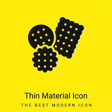 Bisküvi en az parlak sarı madde simgesi