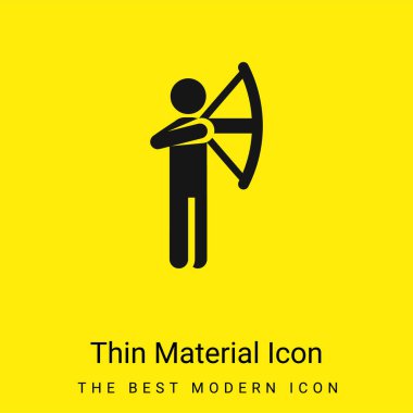 Okçuluk en az parlak sarı madde simgesi